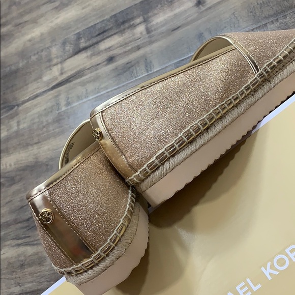 MICHAEL KORS MATHILDE ESPADRILLE PIXIE FINE GLITTE - Picture 6 of 16
